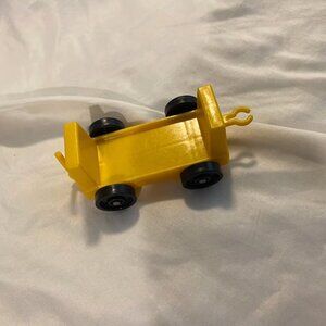 Vintage Fisher-Price Little People Yellow Trailer Cart Piece - Replacement